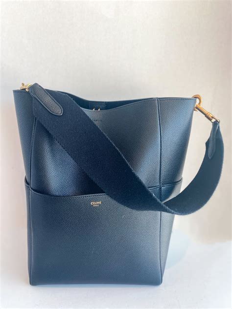 Seau Sangle bag in soft grained calfskin 